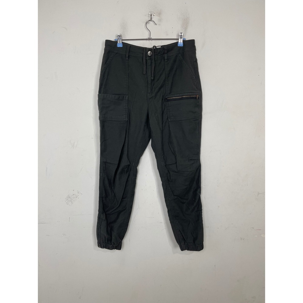 REI Co-op Trailmade Joggers Womens 12 Charcoal Gray Cotton Utility Cargo Pants